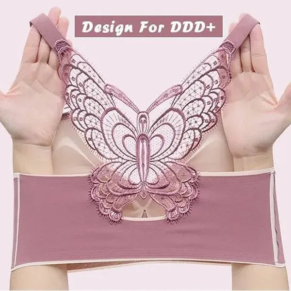 Butterfly Embroidery Wirefree Bra