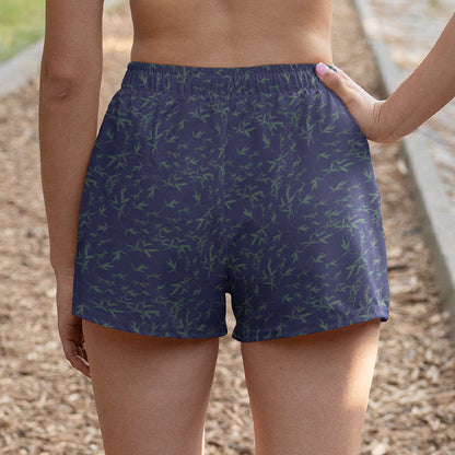 BAMBOO Navy Blue Boxer For Women