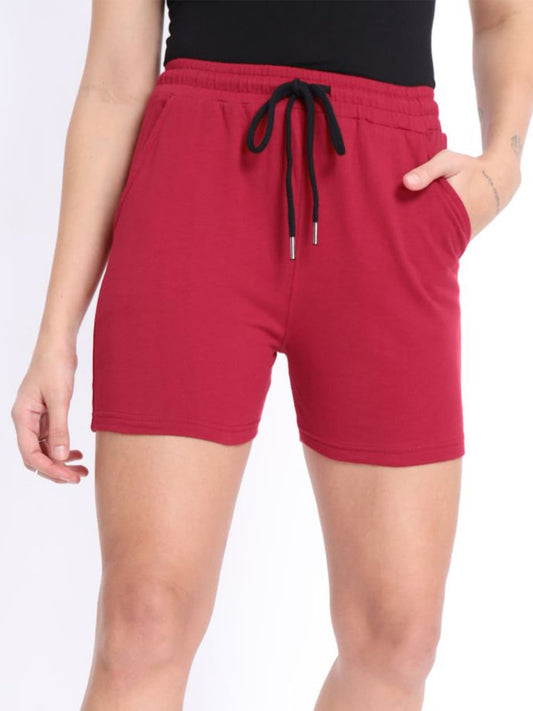 Solid Shorts Women
